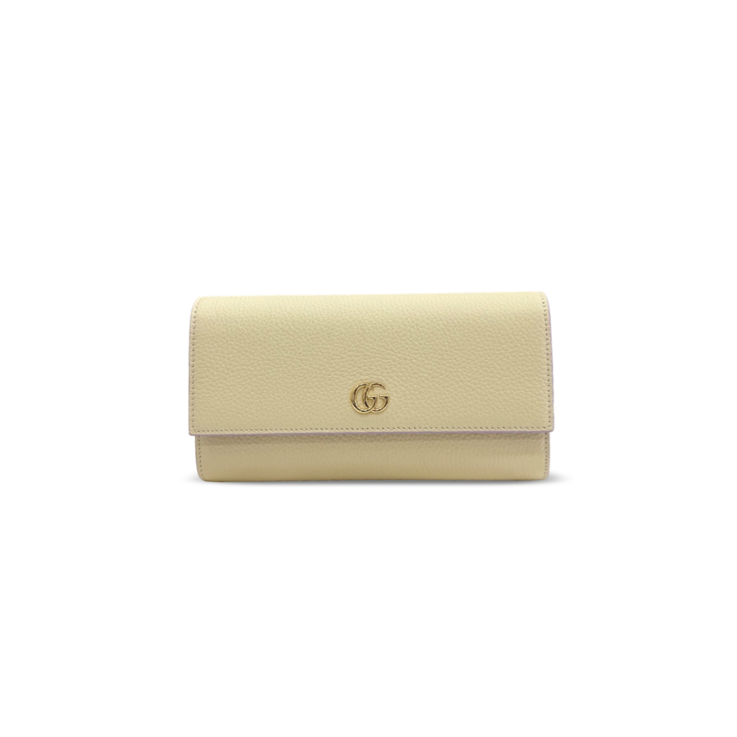 GUCCI BI-COLOR GG MARMONT CONTINENTAL WALLET 456116 (19*10*3.5cm)